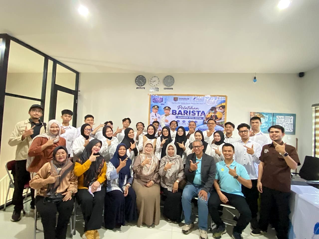 Foto Bersama Peserta Pelatihan Barista